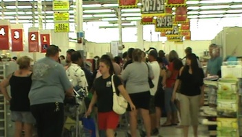 Last-minute shopping before permanent closing of New Smyrna Beach Kmart.
